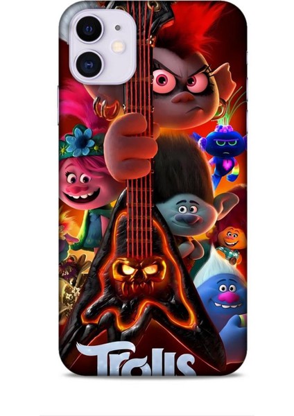 Apple iPhone 11 Kılıf Animasyon 4 Troller Dünya Turu Silikon Kılıf