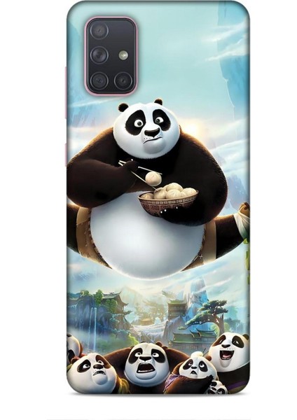 Samsung Galaxy A71 Kılıf Animasyon 19 Kungfu Fanda Tam Koruma Kılıf