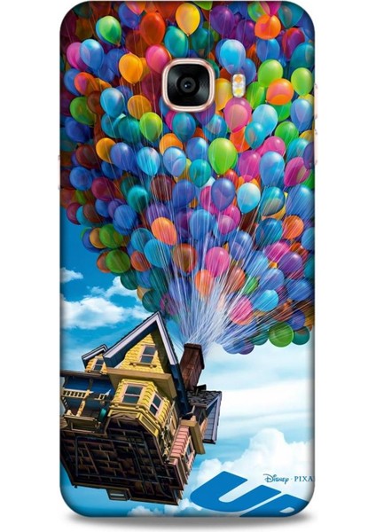 Samsung Galaxy C5 Kılıf Animasyon 13 Yukarı Bak Up Case Kapak