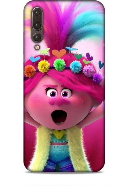Huawei P20 Pro Kılıf Animasyon 11 Troller Pembe 4K Baskılı Kılıf