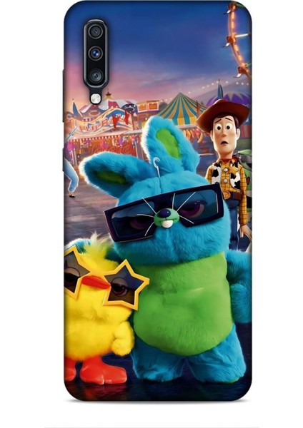 Samsung Galaxy A70 Kılıf Animasyon 9 Oyuncak Hikayesi Sarı Uv Kılıf