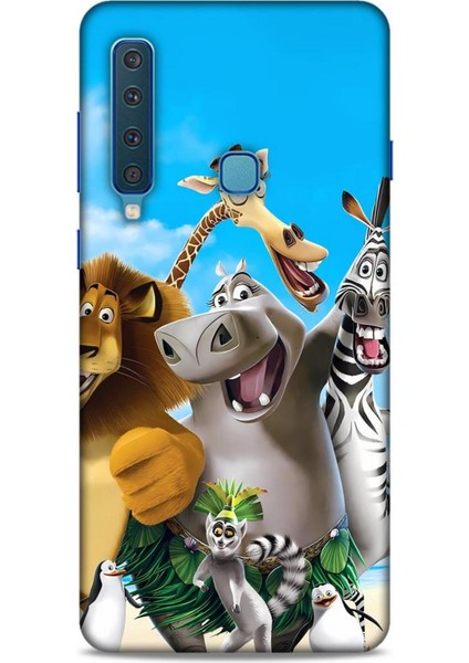 Samsung Galaxy A9 2018 Kılıf Animasyon 26 Madagascar Soft Kapak