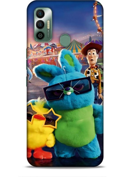 Tecno Spark 7t Kılıf Animasyon 9 Oyuncak Hikayesi Sarı Uv Kılıf