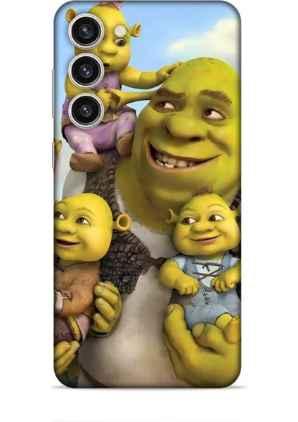 Samsung Galaxy S24 Plus Kılıf Animasyon 16 Shrek Yeşil Kılıf