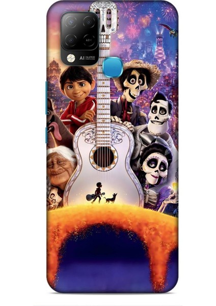 Infinix Hot 10T Kılıf Animasyon 27 Coco Lazer Kesim Silikon