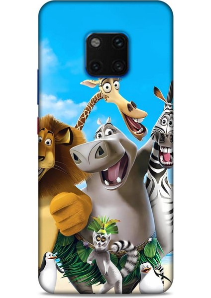 Huawei Mate 20 Pro Kılıf Animasyon 26 Madagascar Soft Kapak