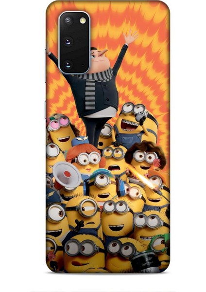 Samsung Galaxy S20 Kılıf Animasyon 24 Minyonlar Darbe Emici Kılıf