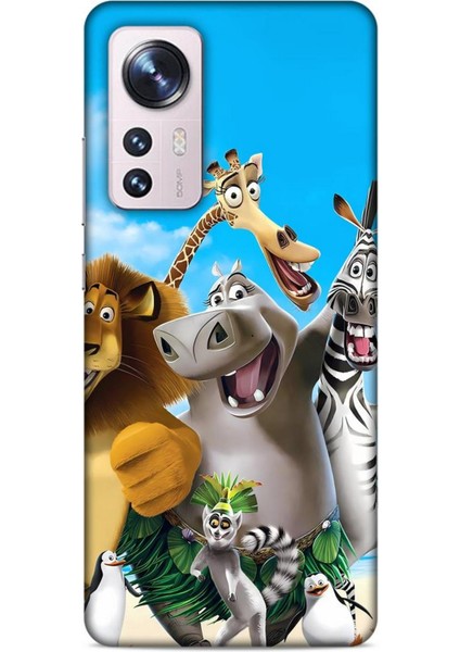 Xiaomi 12 Pro Kılıf Animasyon 26 Madagascar Soft Kapak