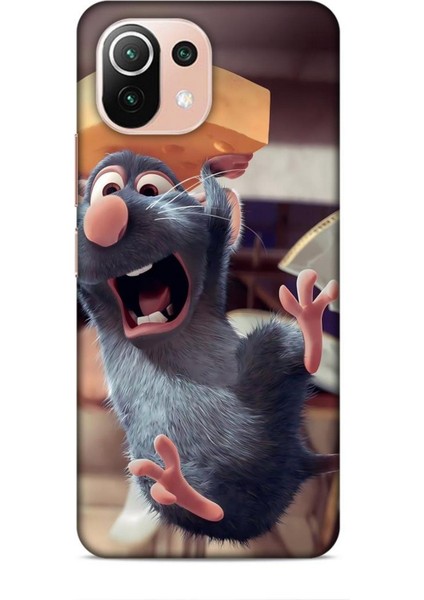Xiaomi 11 Lite 5g Kılıf Animasyon 14 Ratatuy Gri Cover Kılıf
