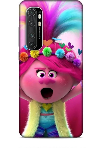 Xiaomi Mi Note 10 Lite Kılıf Animasyon 11 Troller Pembe 4K Baskılı Kılıf