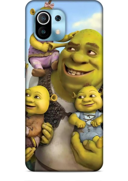 Xiaomi Mi 11 Kılıf Animasyon 16 Shrek Yeşil Kılıf