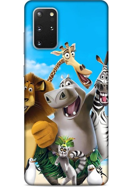 Samsung Galaxy S20 Plus Kılıf Animasyon 26 Madagascar Soft Kapak