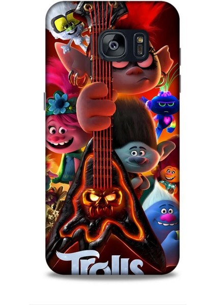 Samsung Galaxy S7 Edge Kılıf Animasyon 4 Troller Dünya Turu Silikon Kılıf