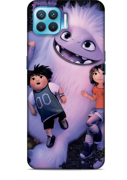 Oppo Reno 4 Lite Kılıf Animasyon 1 Yeti Efsanesi Beyaz Telefon Kılıfı