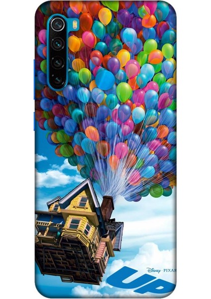 Xiaomi Redmi Note 8 Kılıf Animasyon 13 Yukarı Bak Up Case Kapak