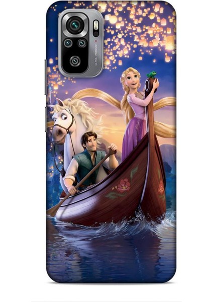 Xiaomi Redmi Note 10S Kılıf Animasyon 25 Rapunzel Soyulmayan Kılıf