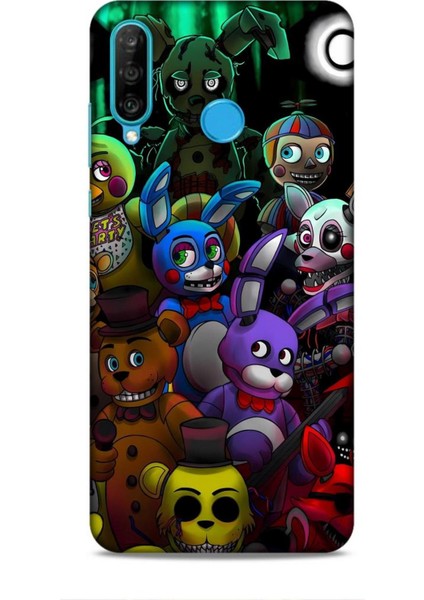 Huawei P30 Lite Kılıf Animasyon 21 Five Nights At Freddy's Fnaf