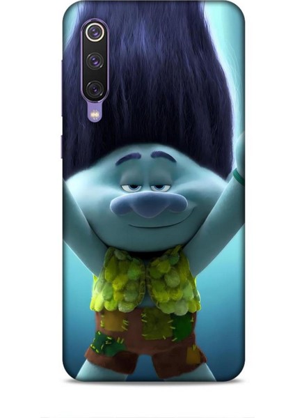 Xiaomi Mi 9 Se Kılıf Animasyon 10 Trolls Branch Turkuaz Full Hd Kılıf