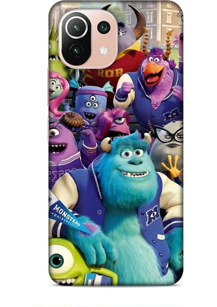 Xiaomi 11 Lite 5g Kılıf Animasyon 20 Sevimli Canavarlar Renkli Kılıf