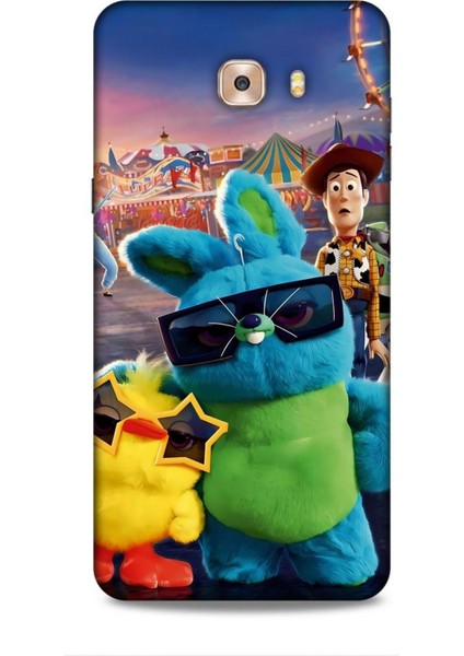 Samsung Galaxy C9 Pro Kılıf Animasyon 9 Oyuncak Hikayesi Sarı Uv Kılıf