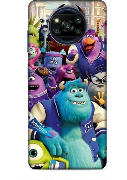 Xiaomi Poco X3 Pro Kılıf Animasyon 20 Sevimli Canavarlar Renkli Kılıf