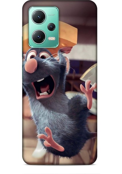 Xiaomi Redmi Note 12 4g Kılıf Animasyon 14 Ratatuy Gri Cover Kılıf