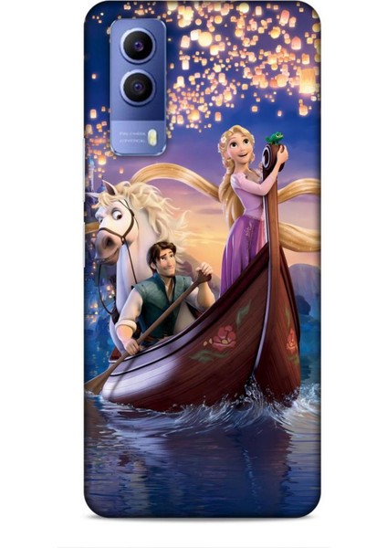 Vivo Y53S Kılıf Animasyon 25 Rapunzel Soyulmayan Kılıf