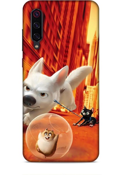Xiaomi Mi 9 Pro Kılıf Animasyon 28 Bolt Turuncu Iz Bırakmayan Kılıf