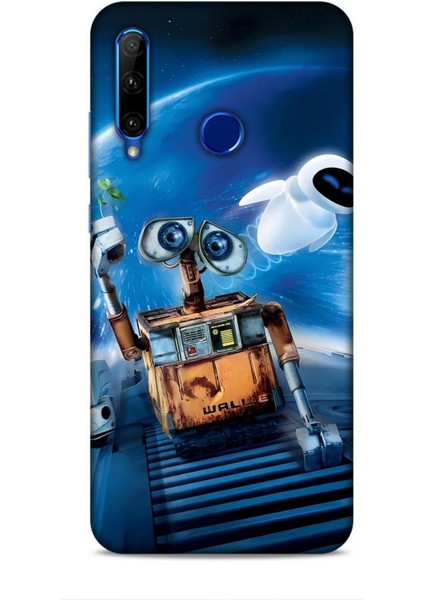 Honor 20 Lite Kılıf Animasyon 12 Wall E Lacivert Tasarım Kılıf