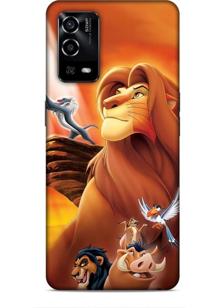 Oppo A55 4g Kılıf Animasyon 23 Aslan Kral Telefon Kabı