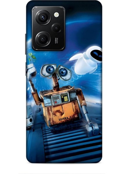 Infinix Hot 40 Kılıf Animasyon 12 Wall E Lacivert Tasarım Kılıf