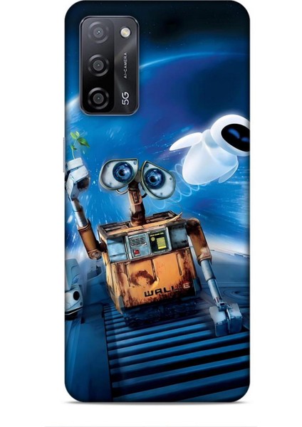 Oppo A55 5g Kılıf Animasyon 12 Wall E Lacivert Tasarım Kılıf