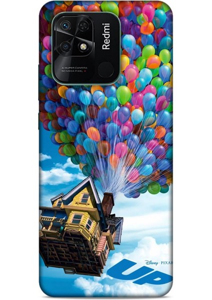 Xiaomi Redmi 10C Kılıf Animasyon 13 Yukarı Bak Up Case Kapak