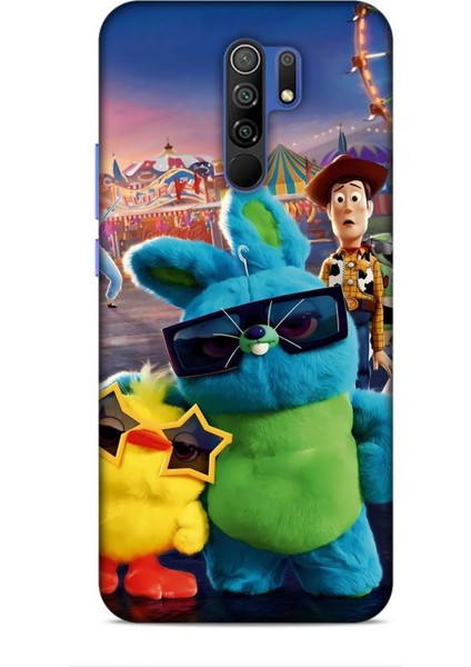 Xiaomi Redmi 9 Kılıf Animasyon 9 Oyuncak Hikayesi Sarı Uv Kılıf