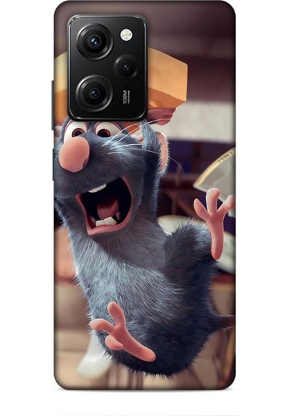 Tecno Spark Go 2024 Kılıf Animasyon 14 Ratatuy Gri Cover Kılıf