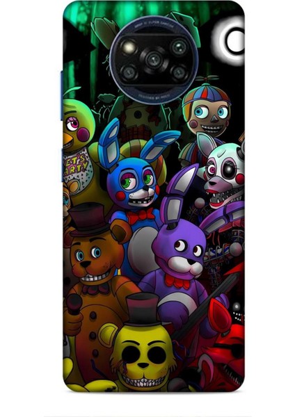 Xiaomi Poco X3 Pro Kılıf Animasyon 21 Five Nights At Freddy's Fnaf