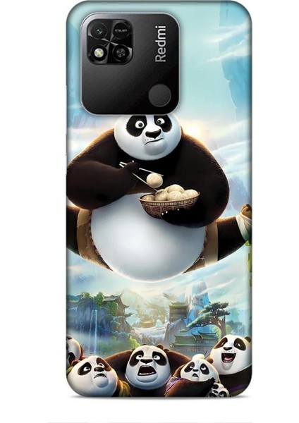 Xiaomi Redmi 10A Kılıf Animasyon 19 Kungfu Fanda Tam Koruma Kılıf