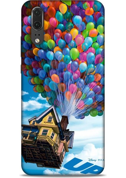 Huawei P20 Kılıf Animasyon 13 Yukarı Bak Up Case Kapak