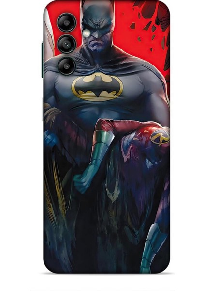 Samsung Galaxy A04S Kılıf Animasyon 8 Batman Siyah Baskılı Kılıf