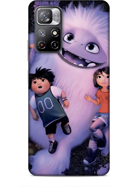 Xiaomi Poco M4 Pro 5g Kılıf Animasyon 1 Yeti Efsanesi Beyaz Telefon Kılıfı