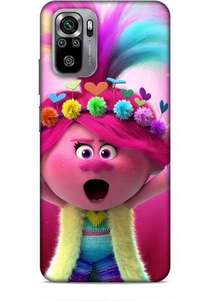Xiaomi Redmi Note 10S Kılıf Animasyon 11 Troller Pembe 4K Baskılı Kılıf