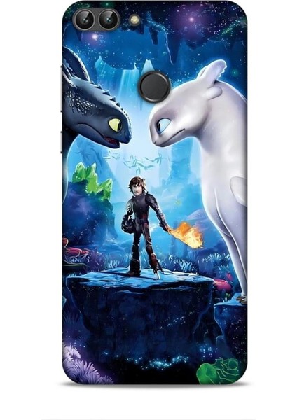 Huawei P Smart S 2020 Kılıf Animasyon 18 Ejderhanı Nasıl Eğitirsin Parlak Kılıf