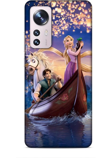 Xiaomi 12 Kılıf Animasyon 25 Rapunzel Soyulmayan Kılıf