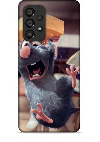 Samsung Galaxy A53 5g Kılıf Animasyon 14 Ratatuy Gri Cover Kılıf