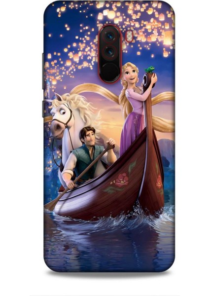 Xiaomi Pocophone F1 Kılıf Animasyon 25 Rapunzel Soyulmayan Kılıf