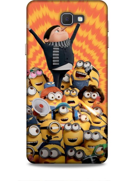 Samsung Galaxy J7 Prime Kılıf Animasyon 24 Minyonlar Darbe Emici Kılıf