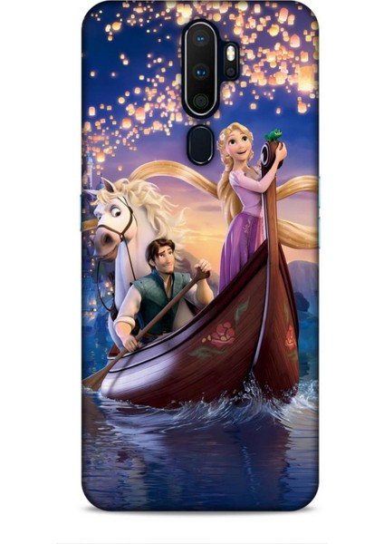 Oppo A5 2020 Kılıf Animasyon 25 Rapunzel Soyulmayan Kılıf