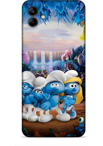 Samsung Galaxy A04 Kılıf Animasyon 29 Şirinler Leke Tutmaz Kapak