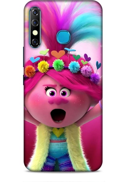 Infinix Zero 8 Kılıf Animasyon 11 Troller Pembe 4K Baskılı Kılıf