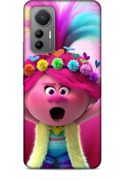 Xiaomi 12 Lite Kılıf Animasyon 11 Troller Pembe 4K Baskılı Kılıf